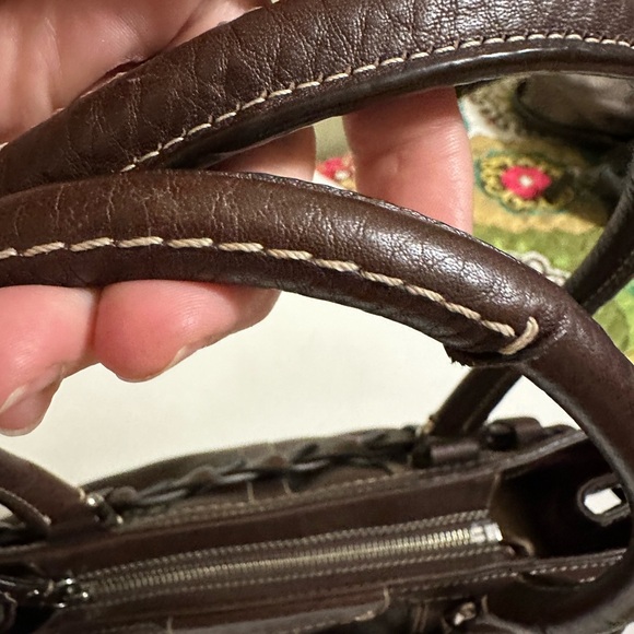 Coach leather sought after pebbled leather should bag purse - Picture 7 of 10